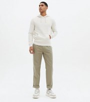 New Look Khaki Straight Fit Chinos